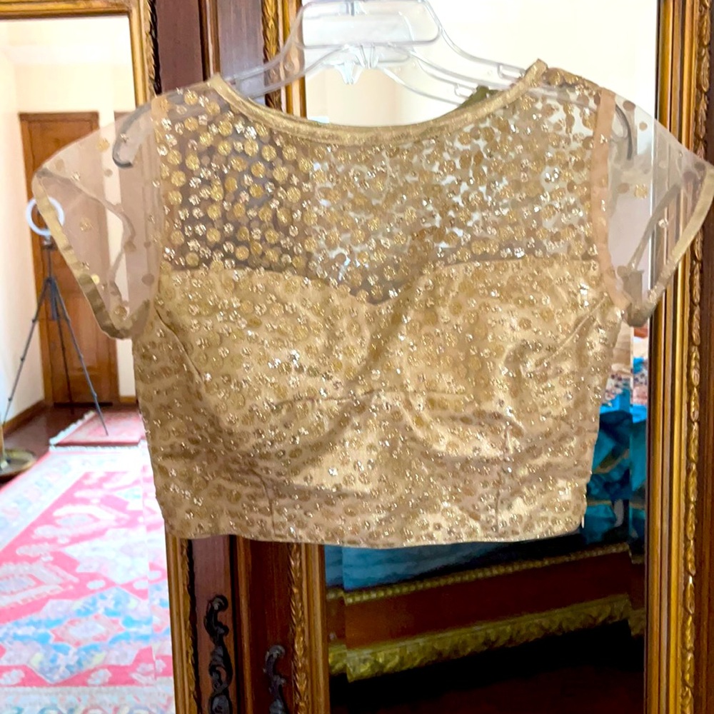 Gold Saree Blouse